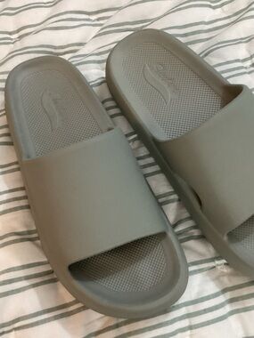 Skechers Olive Green Slide Sandals